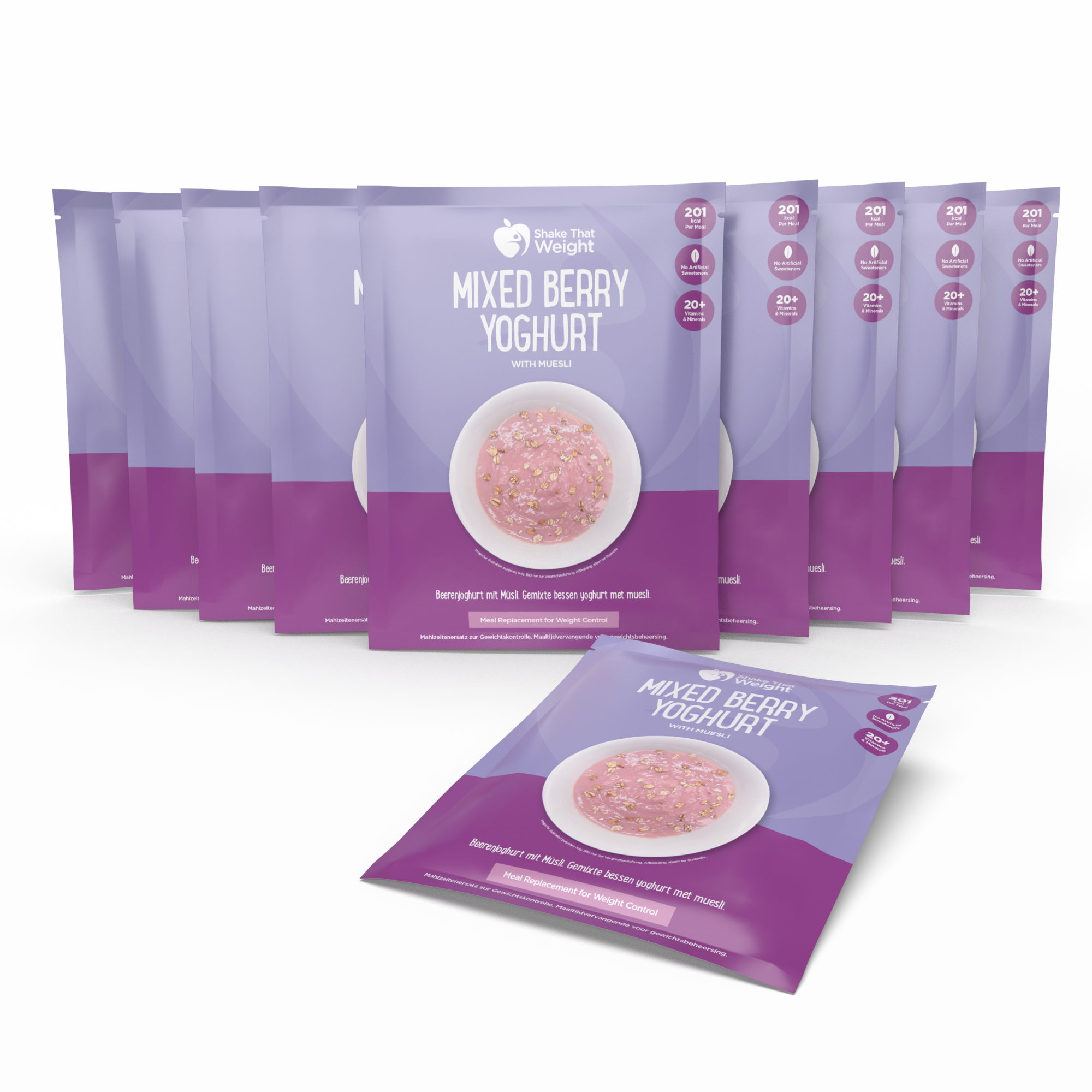 Mixed Berry Yoghurt with Muesli - 10 Meals