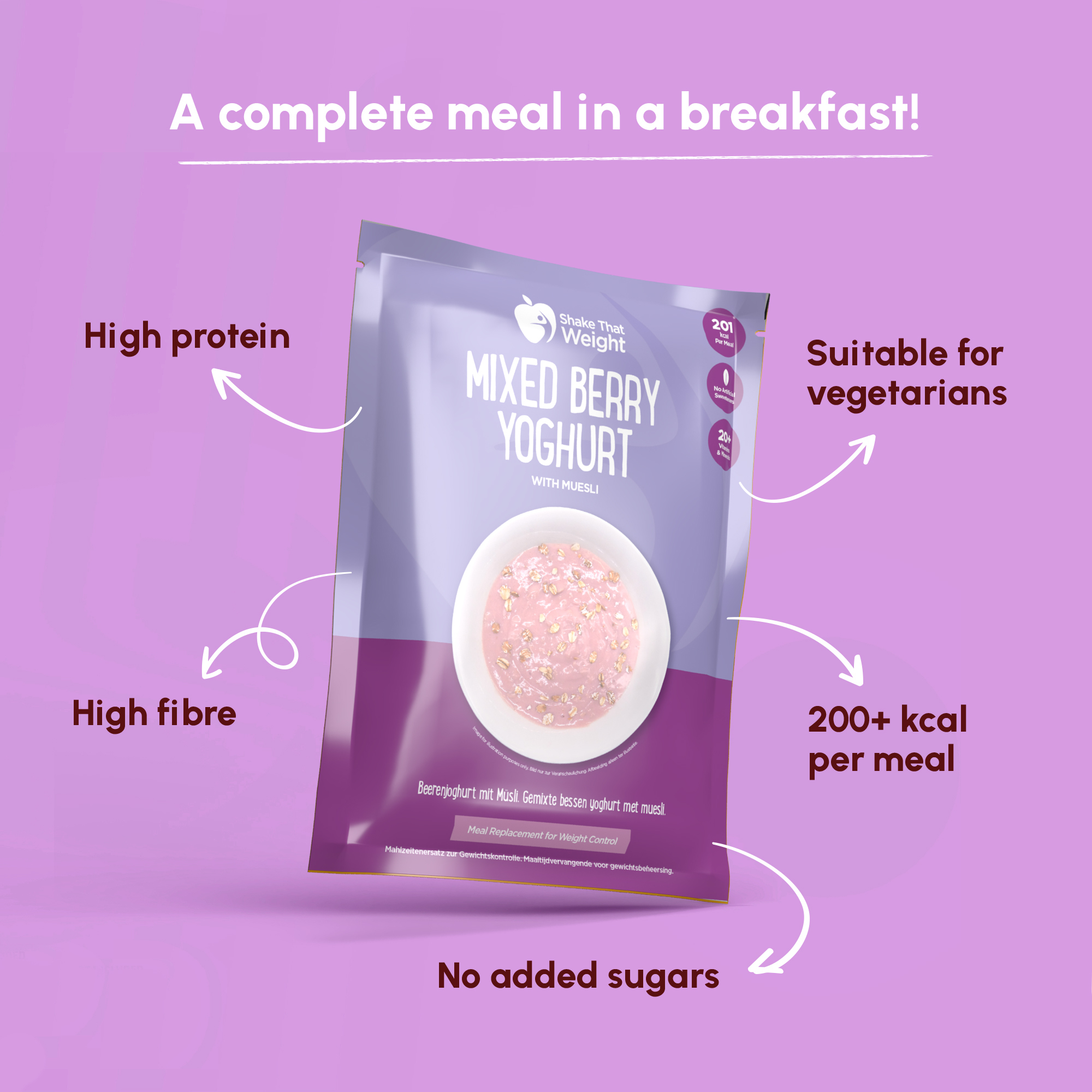 Mixed Berry Yoghurt with Muesli - 10 Meals - Image 3
